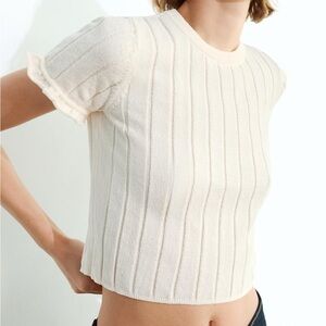 Zara Textured Cropped Top— New with Tags!